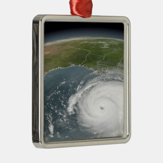 Hurricane Rita Metalen Ornament (Rechts)