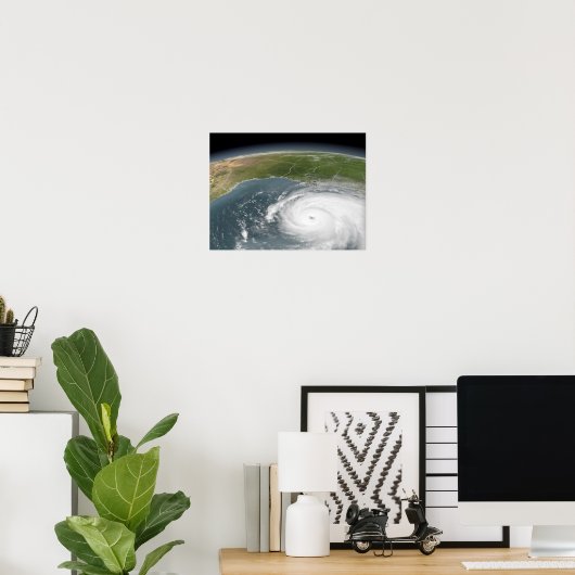 Hurricane Rita Poster (Thuiskantoor)