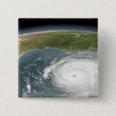 Hurricane Rita Vierkante Button 5,1 Cm (Voorkant)