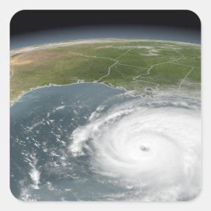 Hurricane Rita Vierkante Sticker