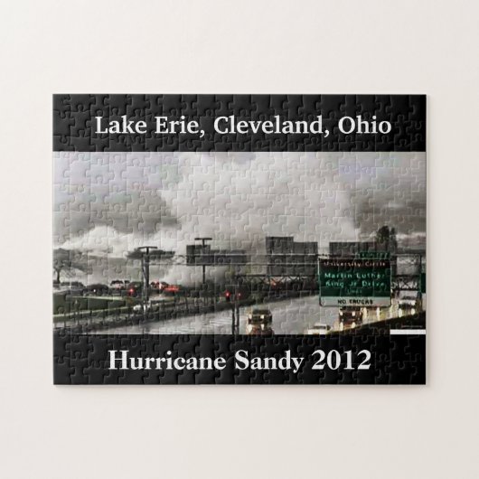 HURRICANE SANDY 2012 LAKE ERIE LEGPUZZEL (Horizontaal)