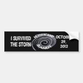 Hurricane Sandy Bumpersticker (Voorkant)