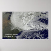 Hurricane Sandy Large Poster (Voorkant)