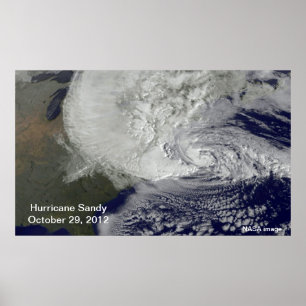 Hurricane Sandy Large Poster