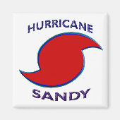Hurricane Sandy Symbol Magneet (Voorkant)