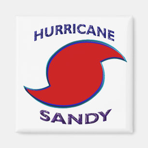Hurricane Sandy Symbol Magneet