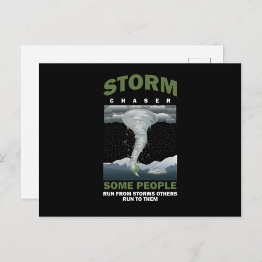 Hurricane Storm Chaser Tornado Chasing Wind Gift Briefkaart (Voorkant / Achterkant)