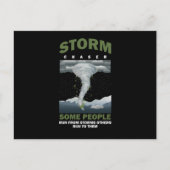Hurricane Storm Chaser Tornado Chasing Wind Gift Briefkaart (Voorkant)