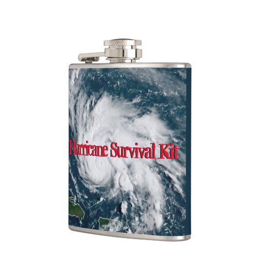 Hurricane Survival Kit Flask Heupfles (Links)