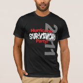 Hurricane Survival Party 1011 T-shirt (Voorkant)