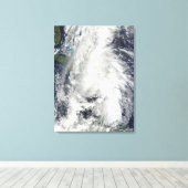 Hurricane Tomas Canvas Afdruk (Insitu (Houten vloer))