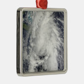 Hurricane Tomas Metalen Ornament (Rechts)