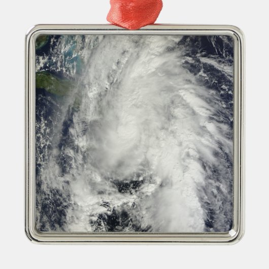 Hurricane Tomas Metalen Ornament (Voorkant)