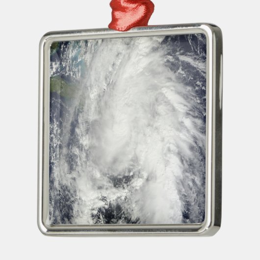 Hurricane Tomas Metalen Ornament (Links)