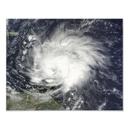 Hurricane Tomas over de Lesser Antilles Foto Afdruk (Voorkant)