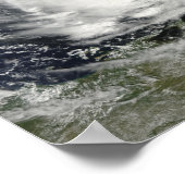 Hurricane Tomas over de Lesser Antilles Poster (Hoek)