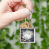 Hurricane Tomas over de Lesser Antilles Sleutelhanger (Hand)