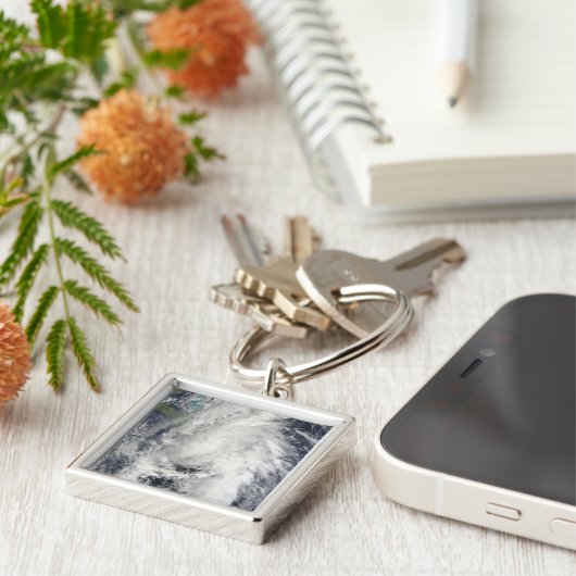 Hurricane Tomas Sleutelhanger (Zijkant)