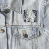 Hurricane Tomas Vierkante Button 5,1 Cm (In situ)