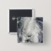 Hurricane Tomas Vierkante Button 5,1 Cm (Voorkant /achterkant)