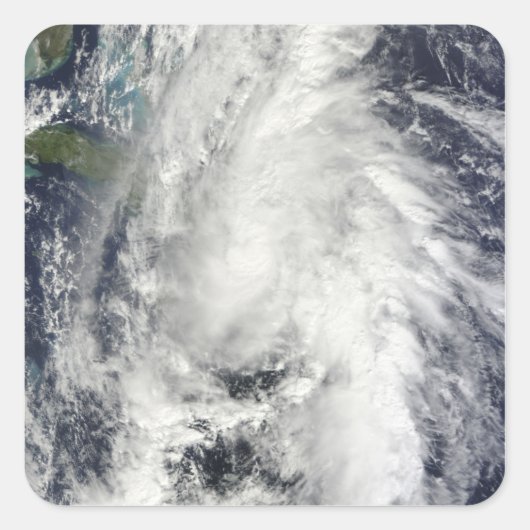 Hurricane Tomas Vierkante Sticker (Voorkant)