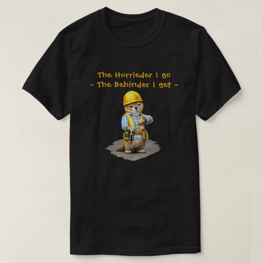 "Hurrieder" (3) T-shirt (Design voorkant)