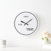 HURRY IT'S TIME ROUND CLOCK GROTE KLOK (Huis)