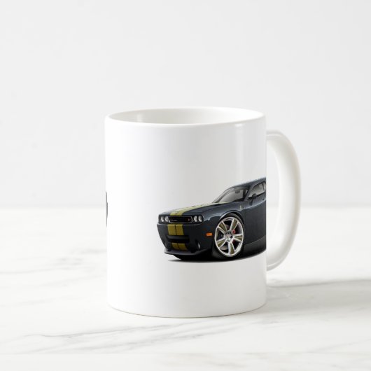 Hurst Challenger Black-Gold-auto Koffiemok (Voorkant rechts)