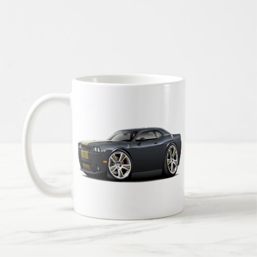 Hurst Challenger Black-Gold-auto Koffiemok (Links)