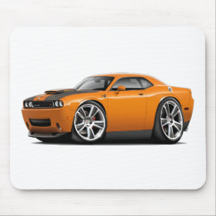 Hurst Challenger Oranje auto Muismat