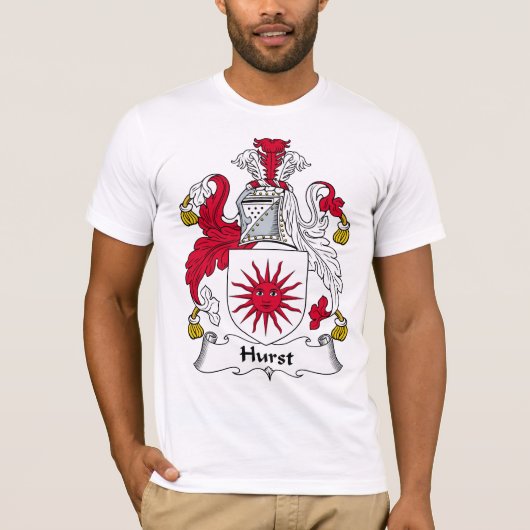 Hurst Family Crest T-shirt (Voorkant)