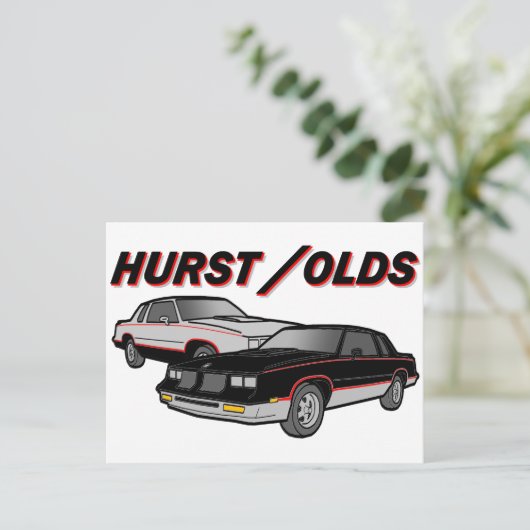 Hurst/Olds Briefkaart (Staand voorkant)