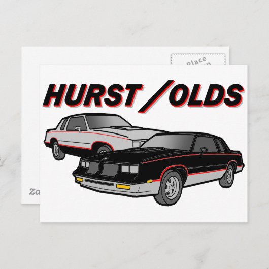 Hurst/Olds Briefkaart (Voorkant / Achterkant)