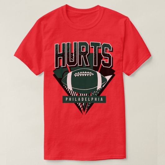 Hurst Philadelphia Football Retro T-shirt (Design voorkant)