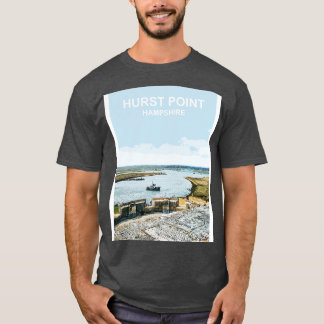 Hurst Point Hampshire cadeau New Forest Travel ber T-shirt