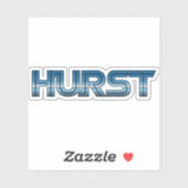 Hurst Texas Sticker (Vel)