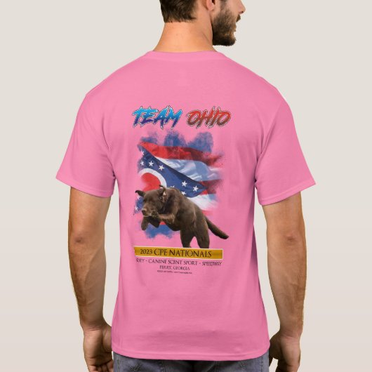 Hurst Tshirt MEDIUM/PASTEL - voor- en achterontwer (Achterkant)