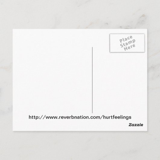 Hurt Feelings Briefkaart (Achterkant)