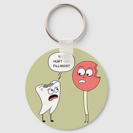 Hurt Feelings Sleutelhanger (Voorkant)