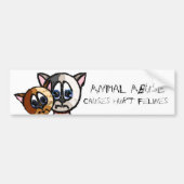 Hurt Felines Bumpersticker (Voorkant)