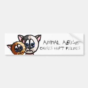 Hurt Felines Bumpersticker