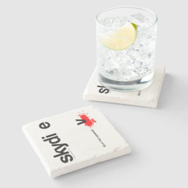 Hurt Yourself Skydiver niet Stenen Onderzetter