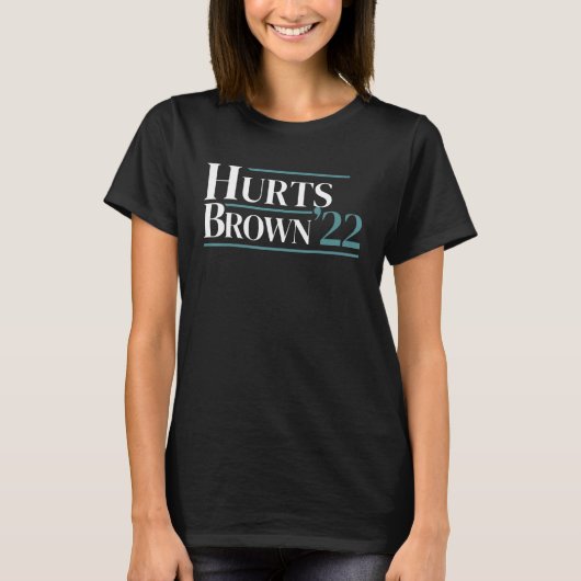 Hurts Brown'22 8 T-shirt (Voorkant)