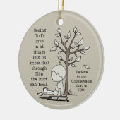 Hurts kunnen helen keramisch ornament (Links)