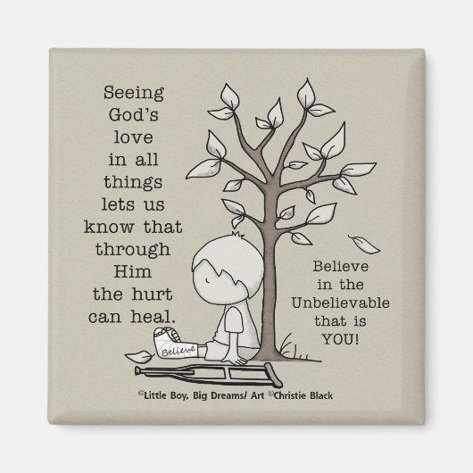 Hurts kunnen helen magneet (Voorkant)