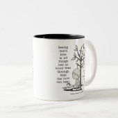 Hurts kunnen helen tweekleurige koffiemok (Voorkant rechts)