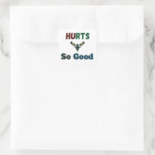 Hurts zo goede arena's vierkante sticker (Tas)