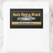 Hurtz Rent-a-Wreck Sticker (Tas)