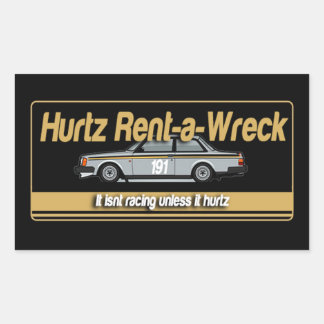 Hurtz Rent-a-Wreck Sticker