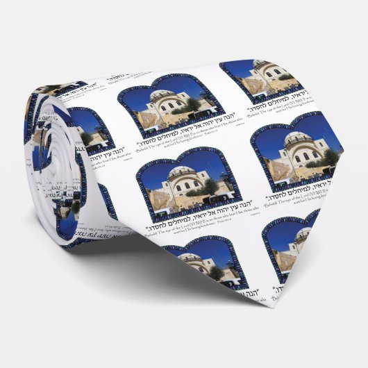Hurvah Synagogue Stropdas (Opgerold)